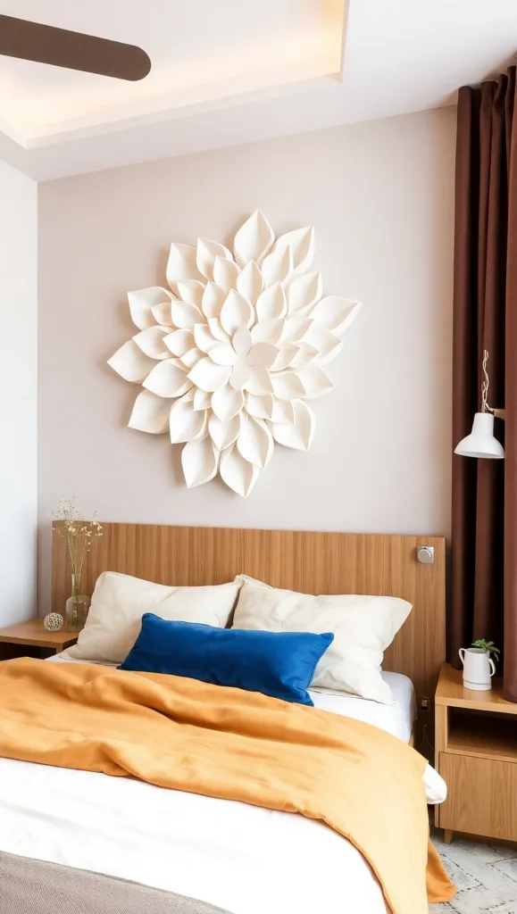 12 Creative Wall Art Ideas to Refresh Your Bedroom Decor 8